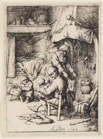 KG 04271
<br/>
Vader geeft zijn kind te eten
<br/>
<em>Ostade, Adriaen van (1610-1684)</em>